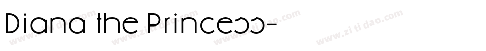 Diana the Princess字体转换